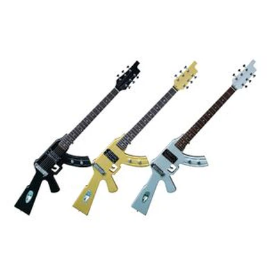 Specjalna niestandardowa gitara elektryczna w kształcie pistoletu