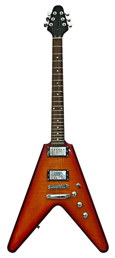 Gitara elektryczna o specjalnym kształcie