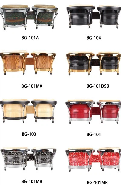 Bębny bongo 7" plus 9" dla początkujących