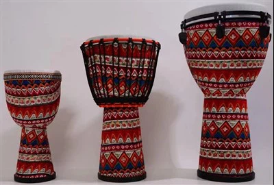 8", 10", 12" jasny afrykański tamburyn dla dzieci i dorosłych