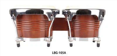 6.5"+7.5"First Layer Goat Skin Bongo Drums, New African Drums